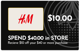 h&m 10 discount card